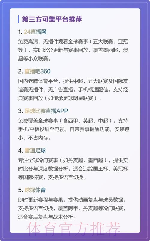 官方权威世界杯直播软件推荐 官方权威世界杯直播软件推荐
